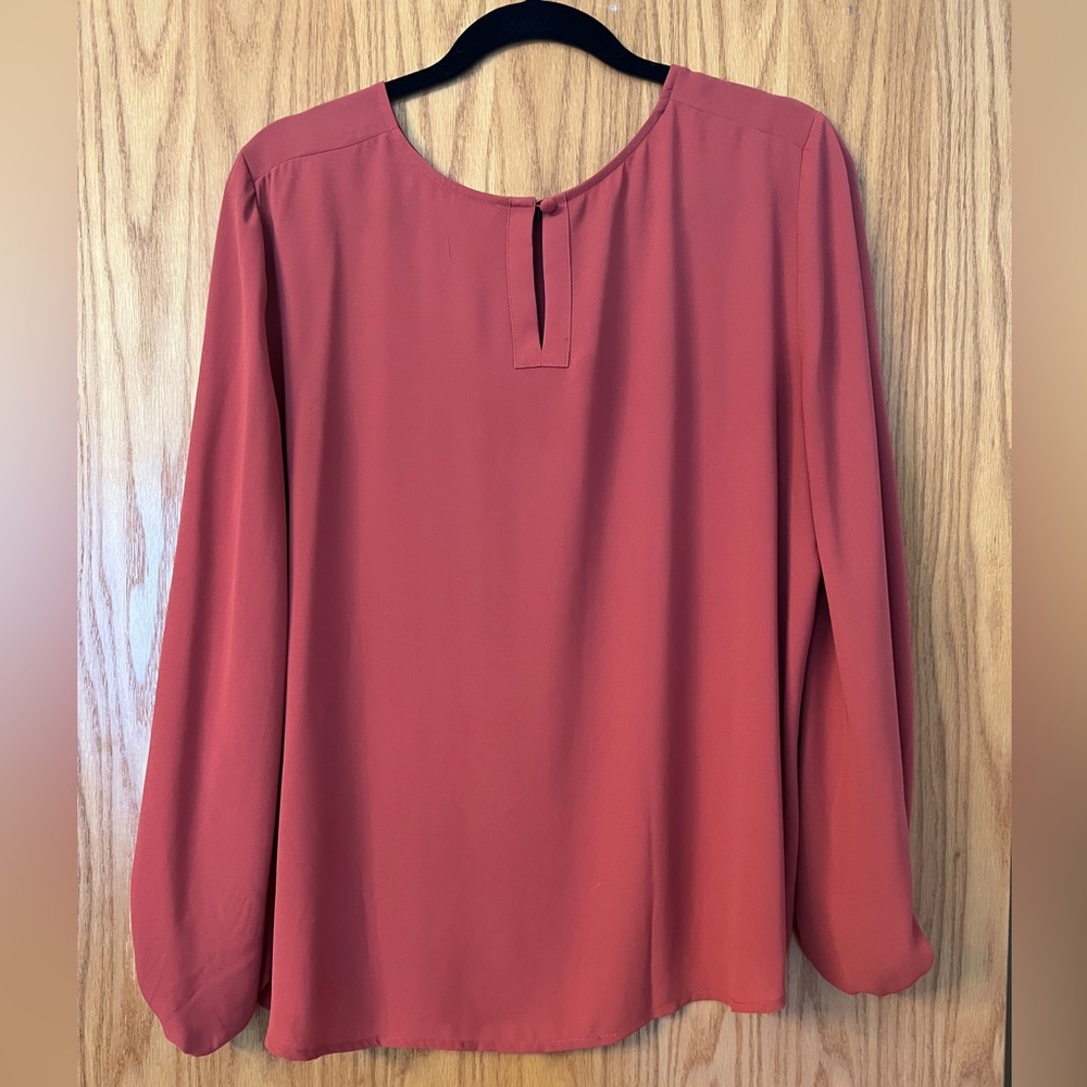 Loft Simple Rust Blouse - image 5